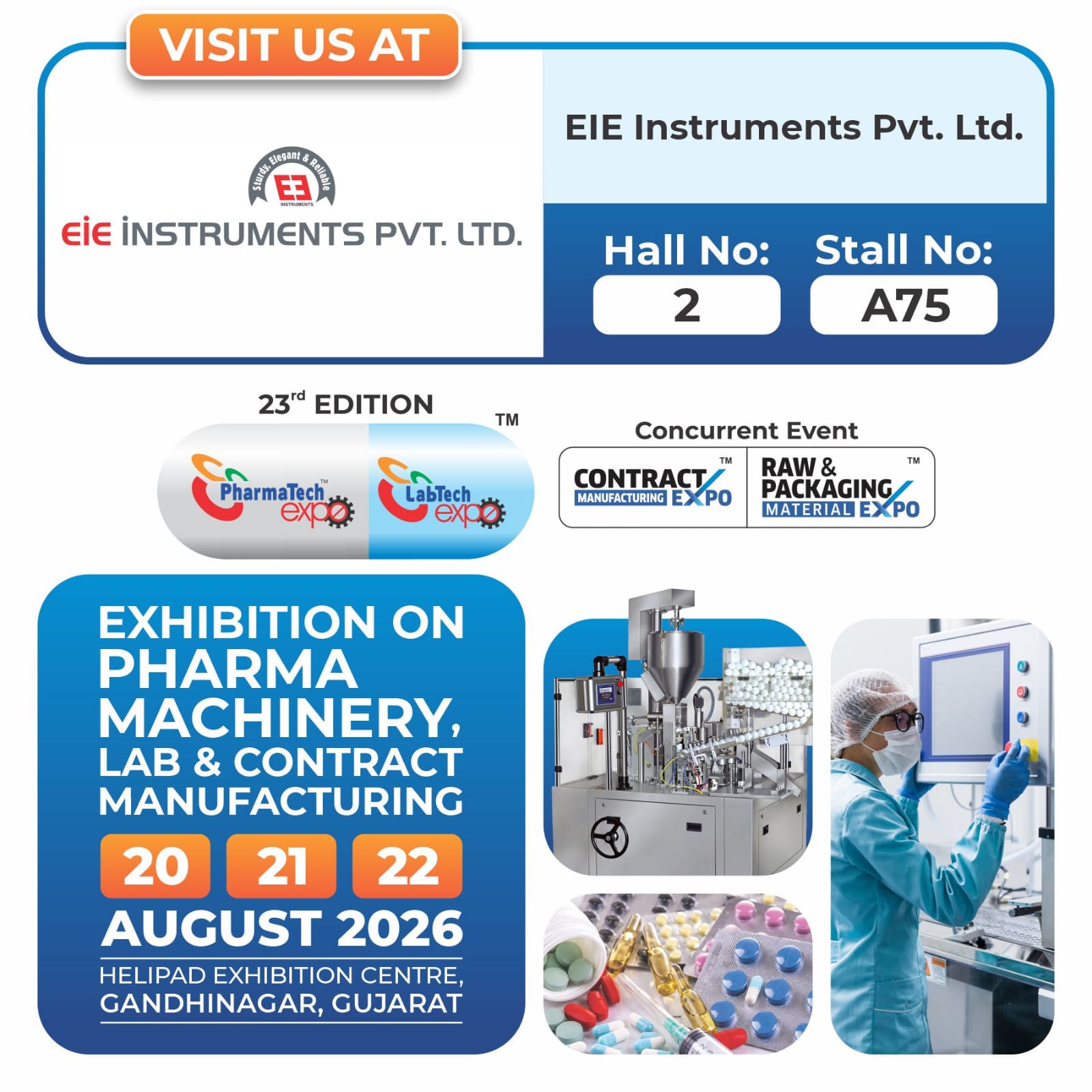 PharmaTech Expo & LabTech Expo 2026 - EIE Instruments Event