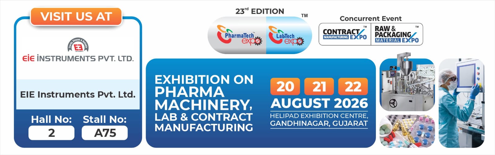 PharmaTech Expo & LabTech Expo 2026 - EIE Instruments Event