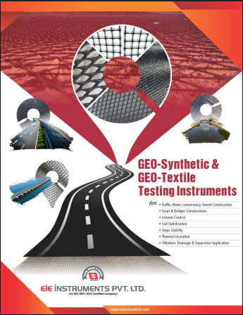 Geotextile Laboratory testing instruments - EIE Instruments Catalogue