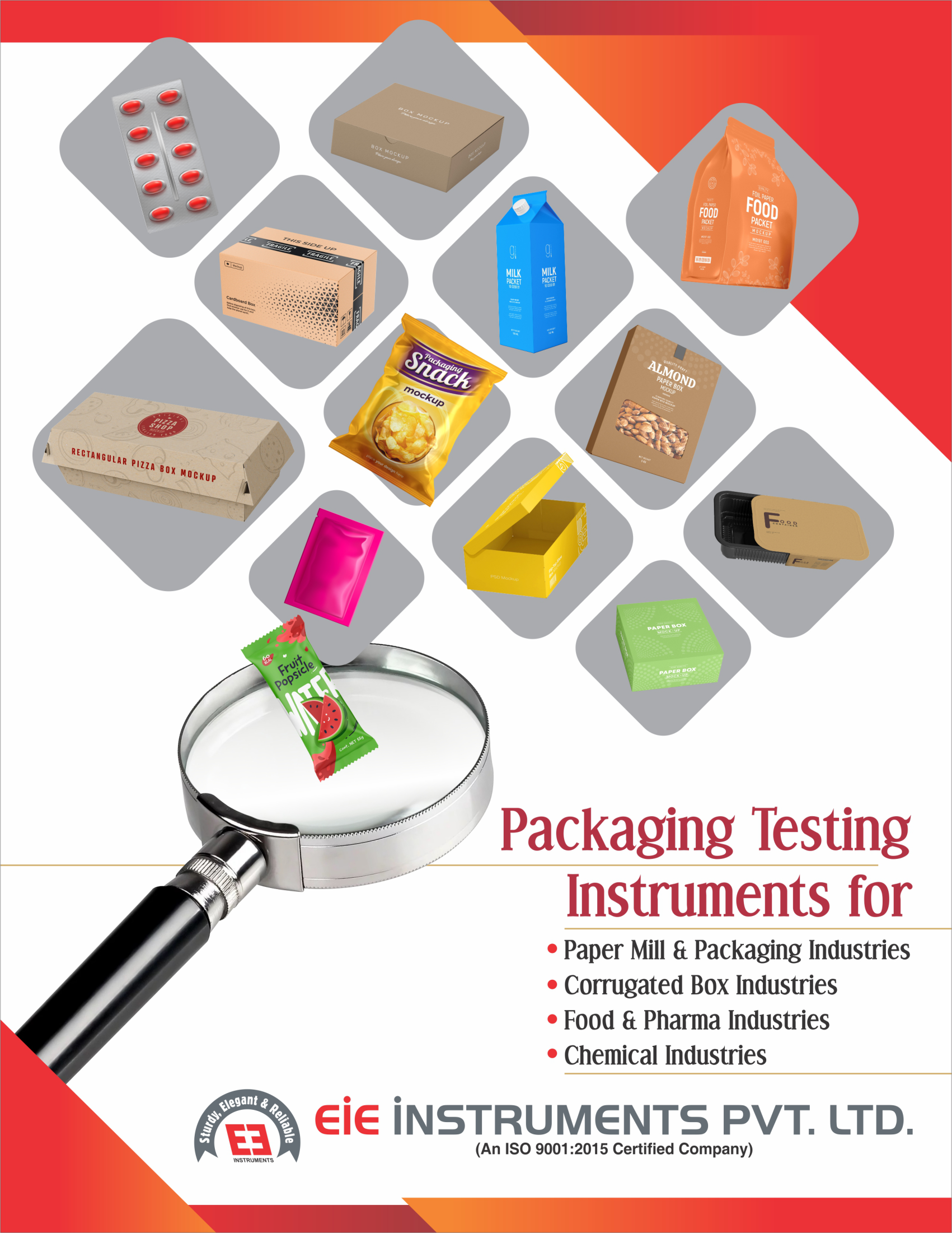 Paper & Packaging Testing Instruments - EIE Instruments Catalogue