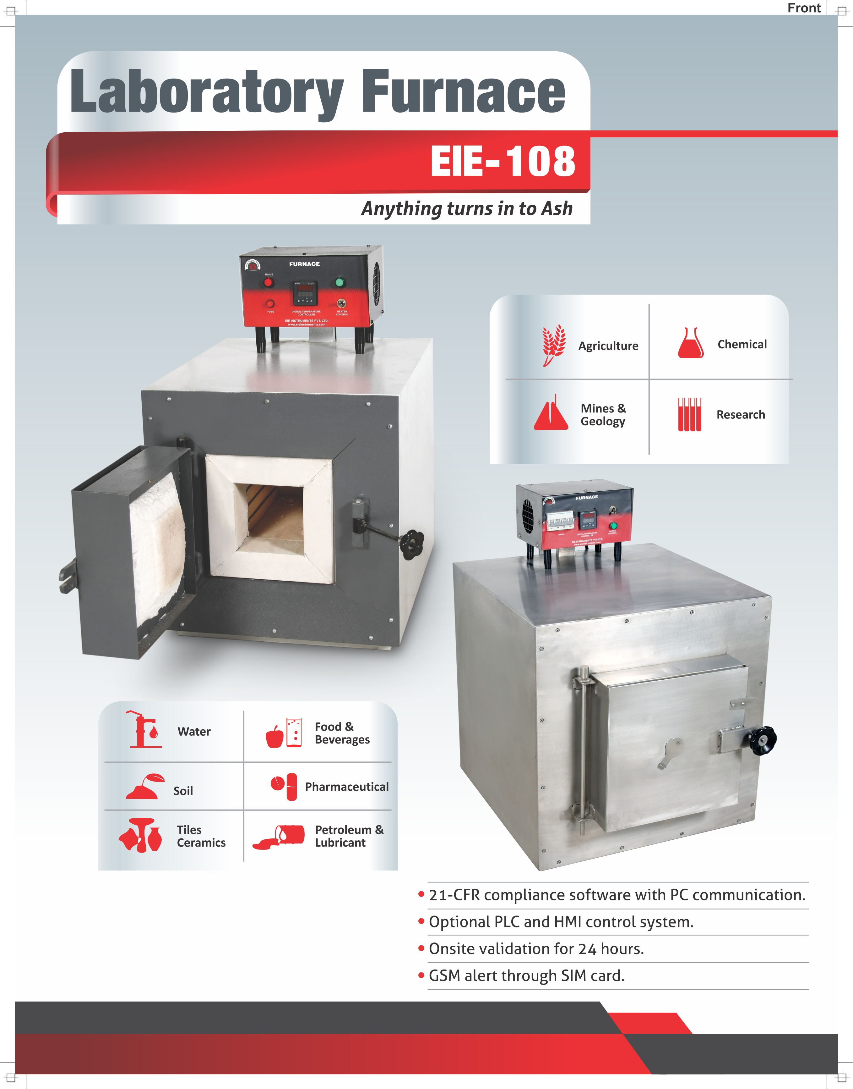 Refractory / Muffle Furnace - EIE Instruments Catalogue
