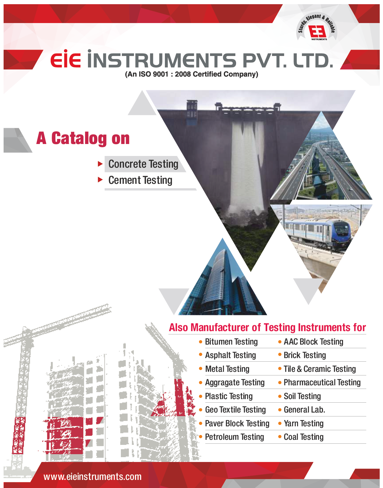 Concrete Testing Instruments - EIE Instruments Catalogue